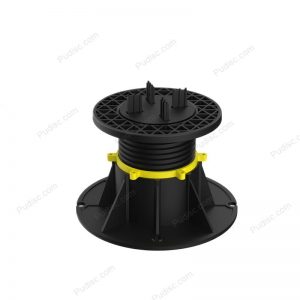 PVC Roof Adjustable Flooring Paver with Joist Plastic Cradles Decking Pedestal